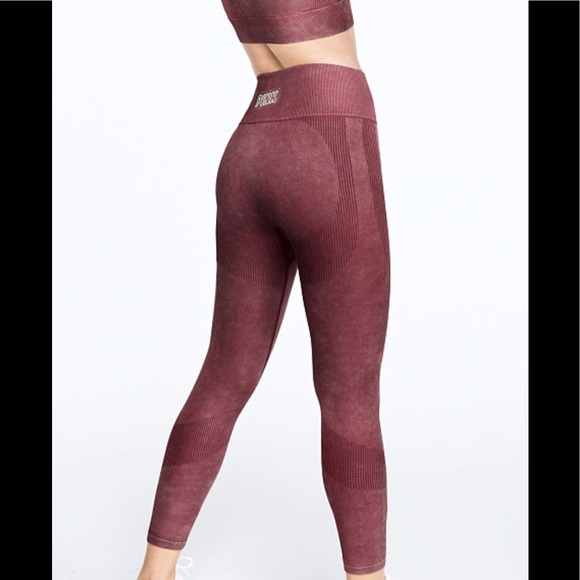 pink seamless workout tight